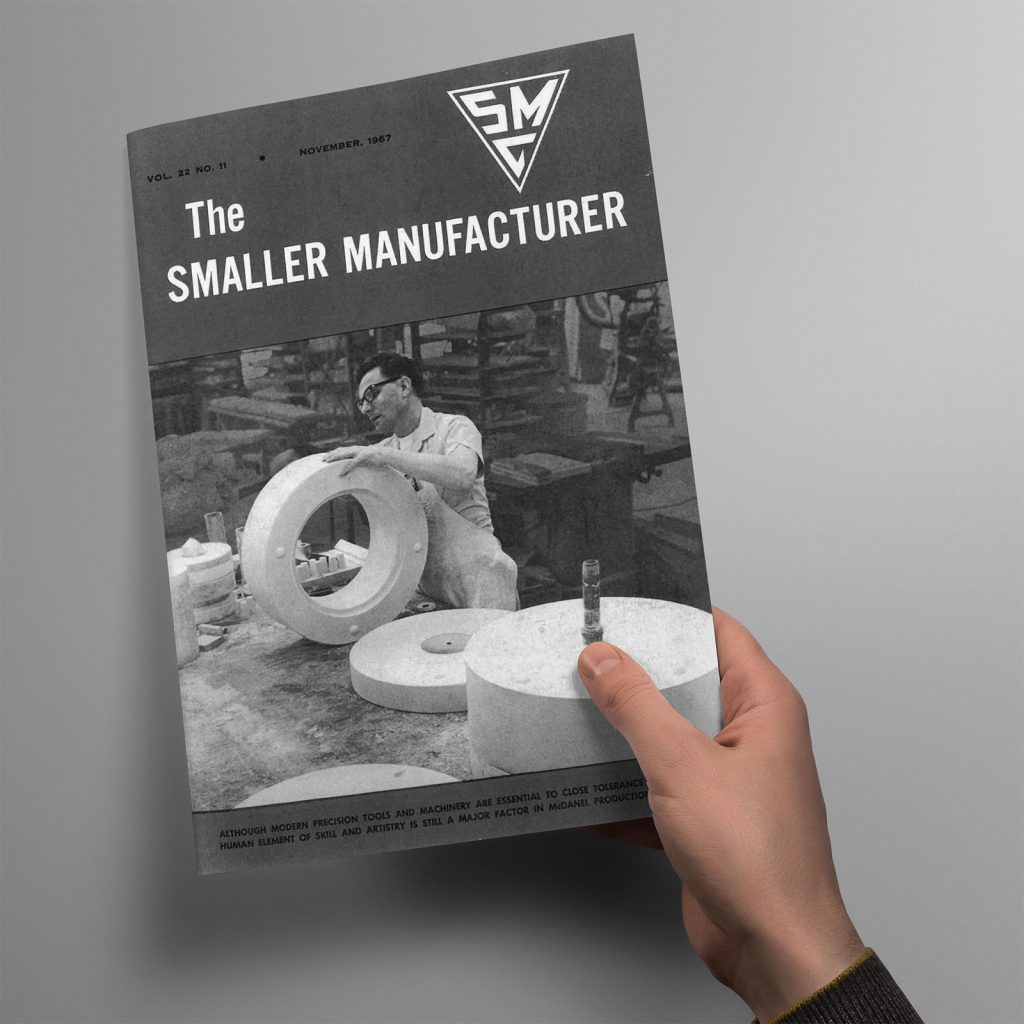 The Smaller Manufacturer - McDanel Article 1967