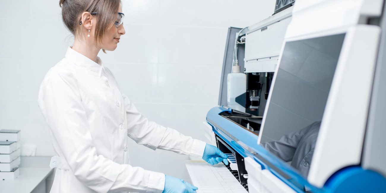 medical technician working